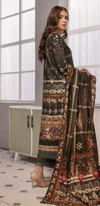 Printed Lawn Cotton Dress