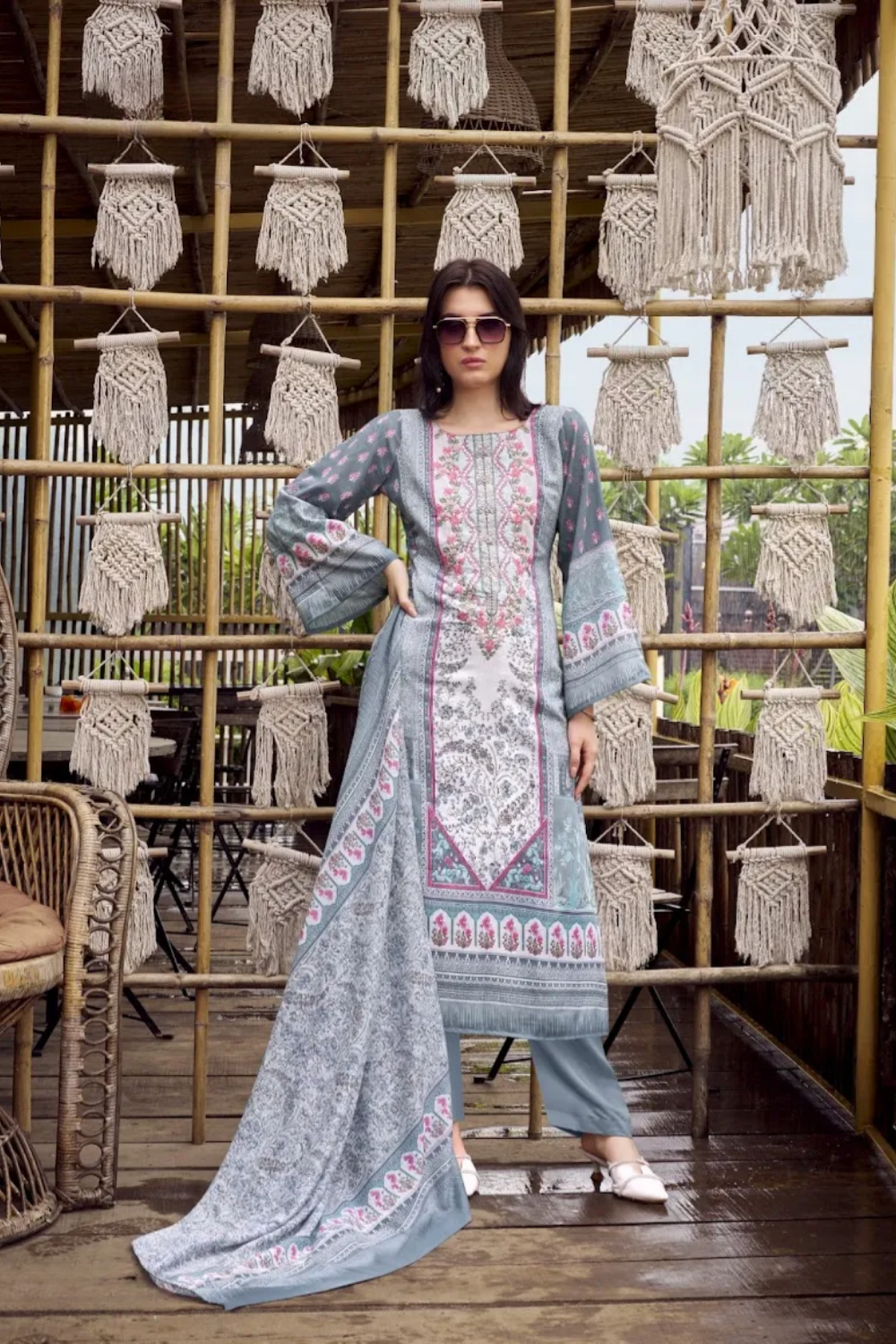 Designer Embroidery Suits (UNSTITCHED)