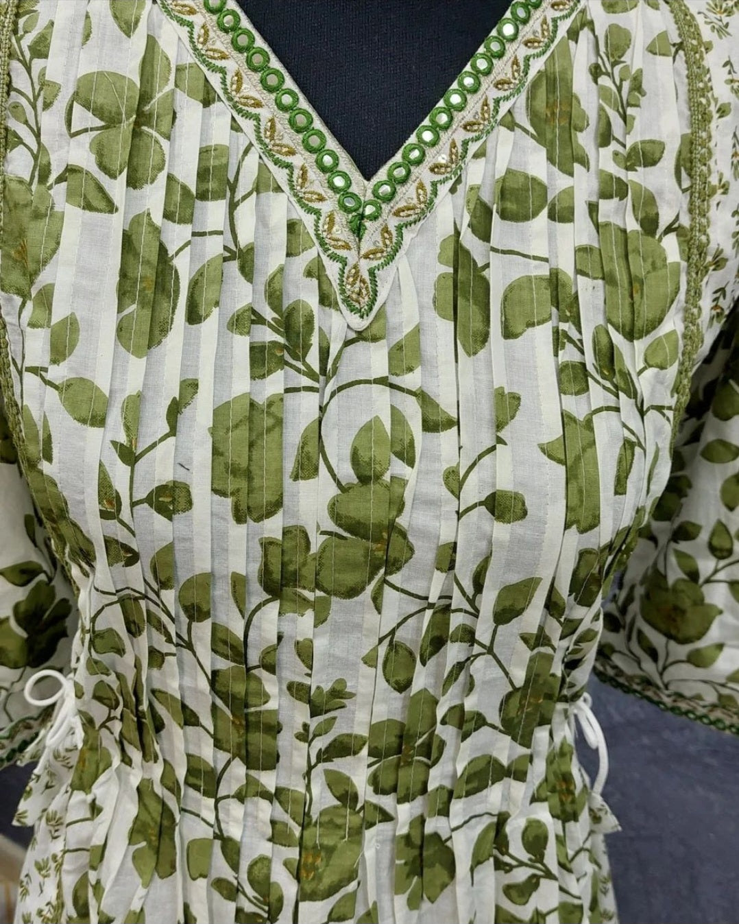 Jaipuri Pleated 3PCS Set