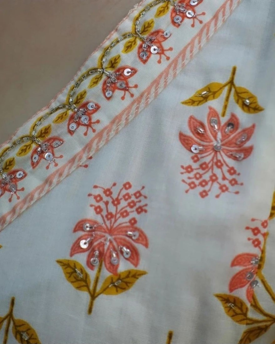 Jaipuri Pleated Afghani 3PCS Set