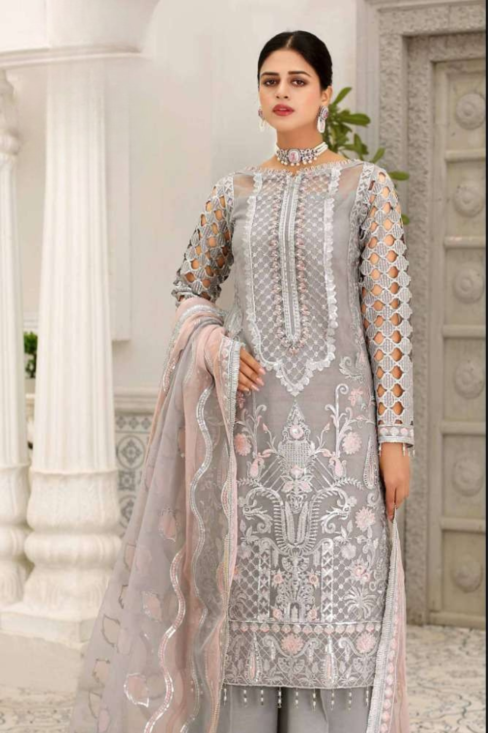Semi Stitched Designer Pakistani Suits (UNSTITCHED)