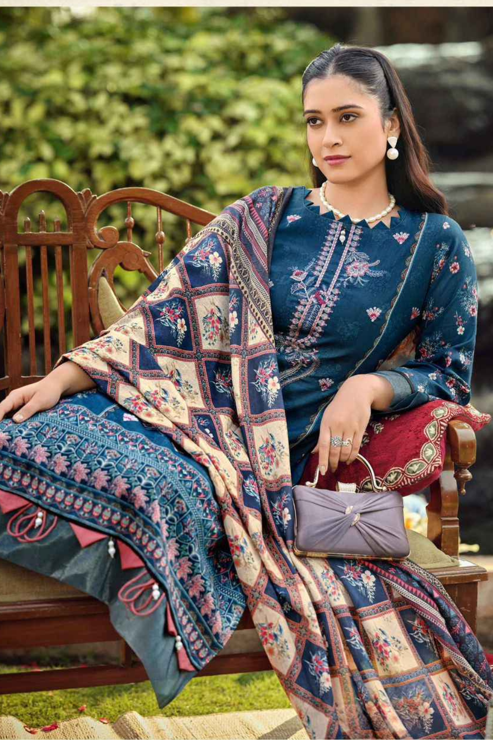 Pure Lawn Self Embroidered Suits (UNSTITCHED)