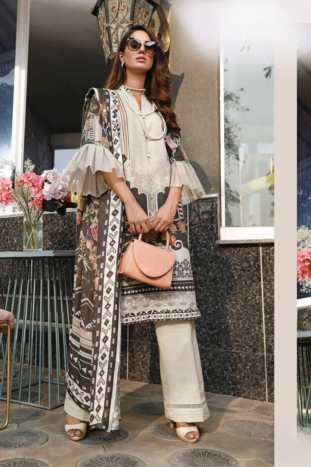 Readymade Pure Lawn Cotton Suits