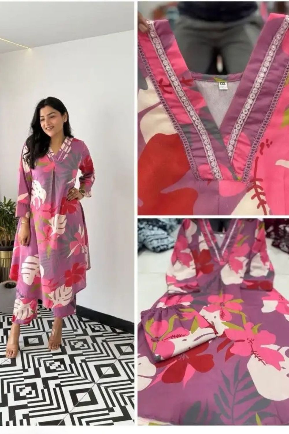 LATEST COTTON CO-ORD SET