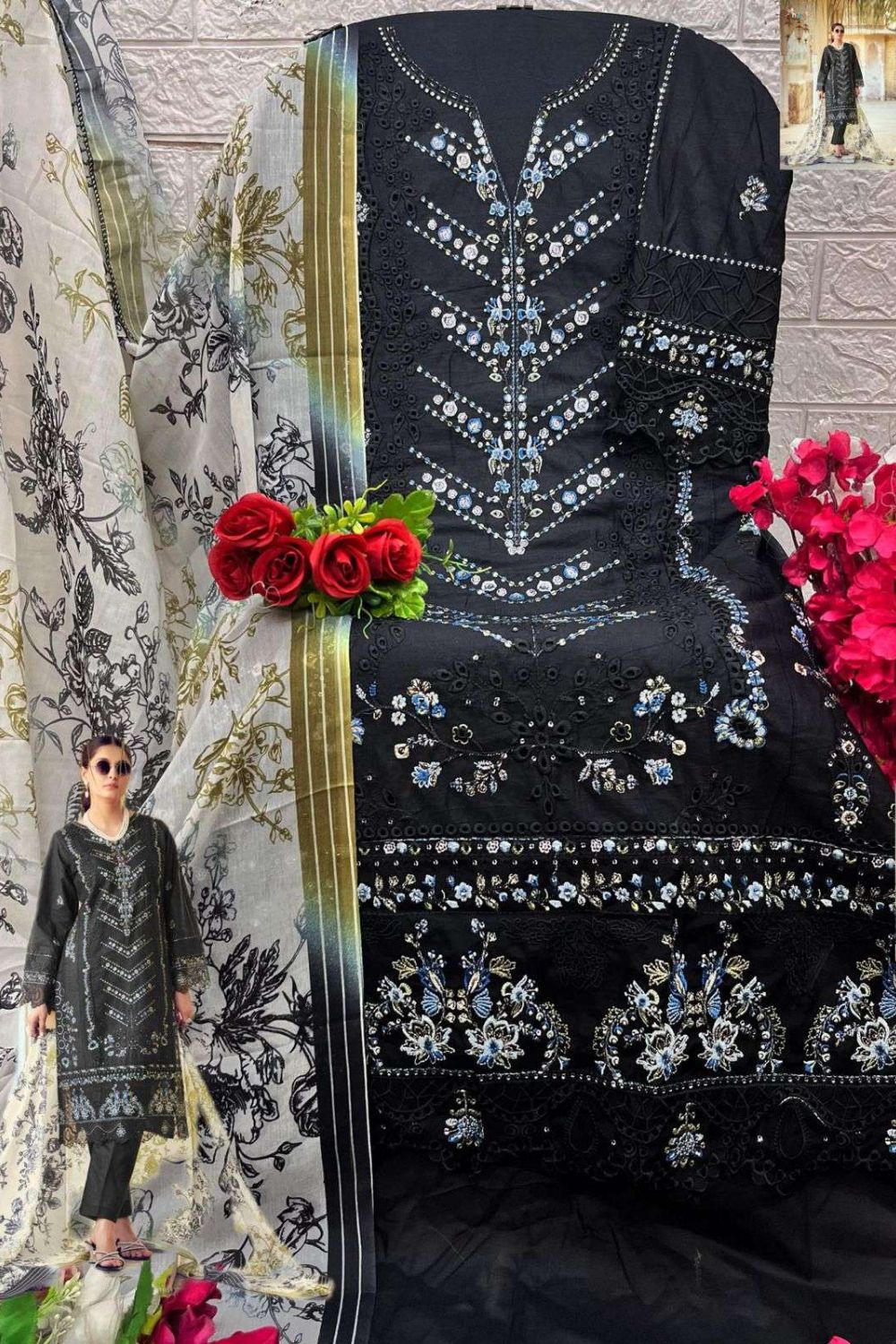 Elegant Semi-Party Wear (UNSTITCHED)
