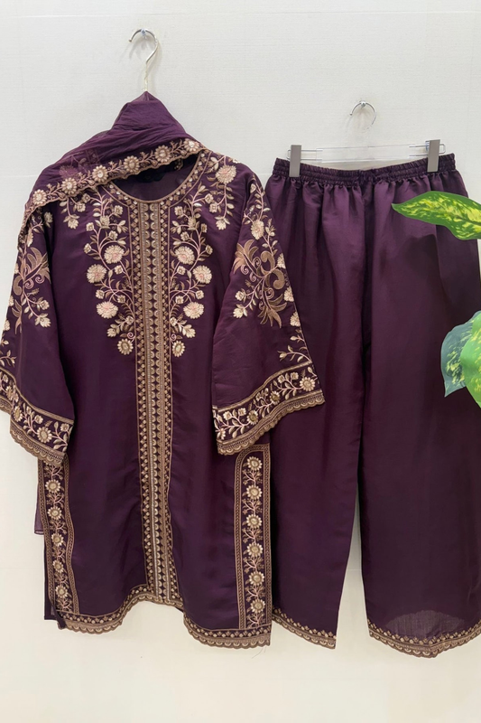 Designer Sherwani Style Dress (Readymade)