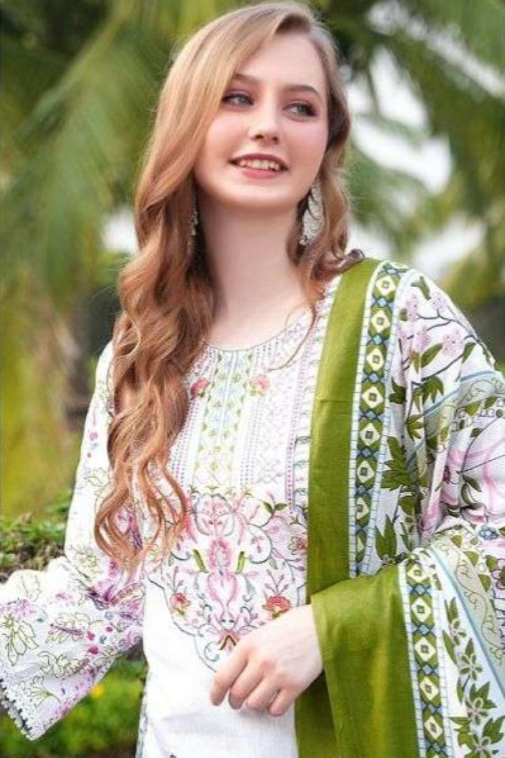 Pakistani Pattern Cotton Material (UNSTITCHED)