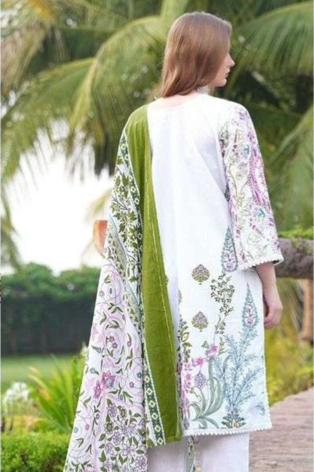 Pakistani Pattern Cotton Material (UNSTITCHED)