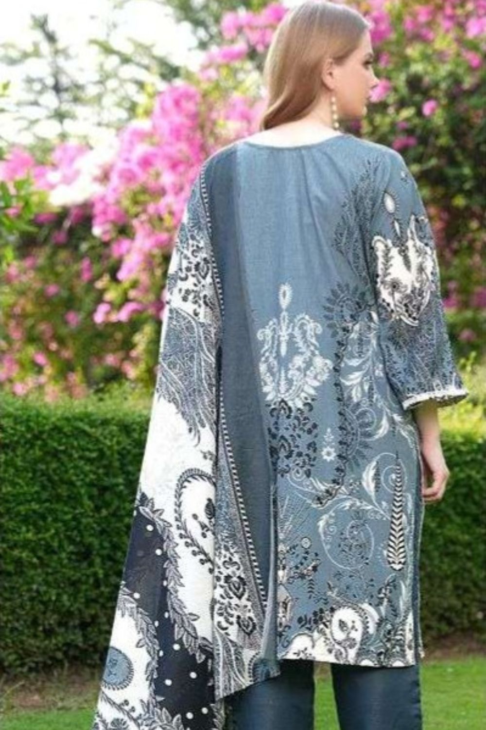 Pakistani Pattern Cotton Material (UNSTITCHED)