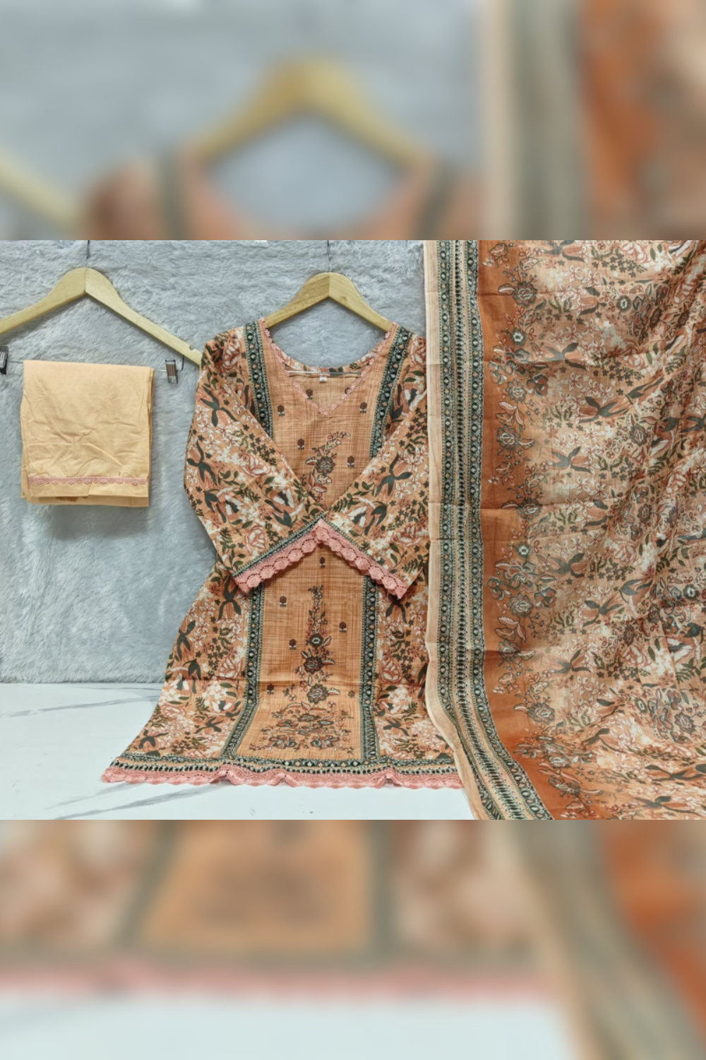 Readymade Pure Lawn Cotton Suits