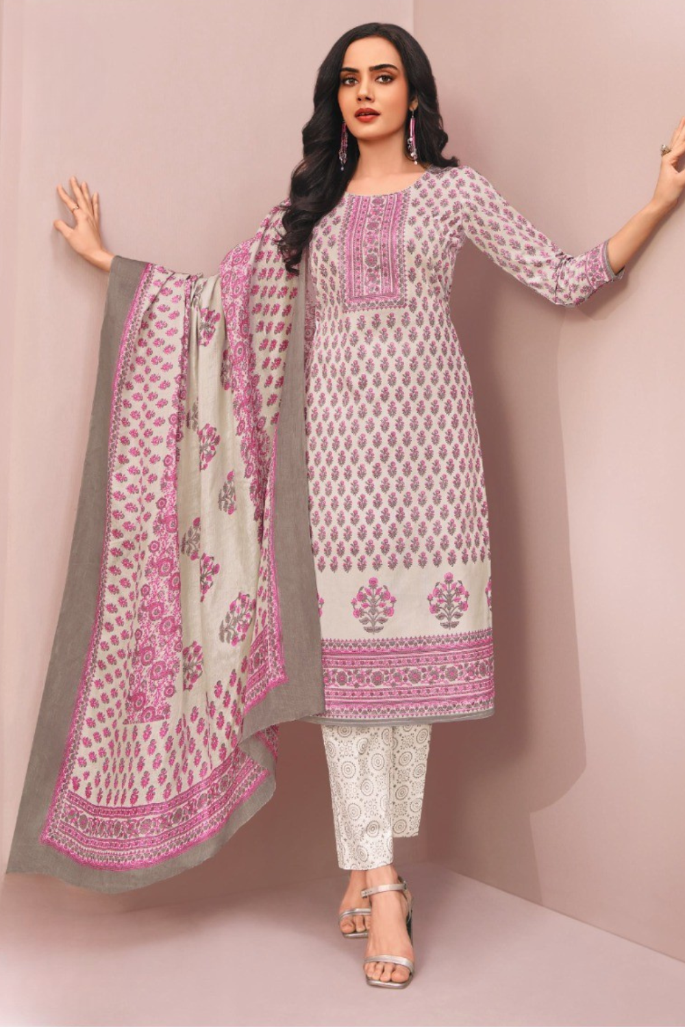 Pure Cotton Dress Material (Unstitched)