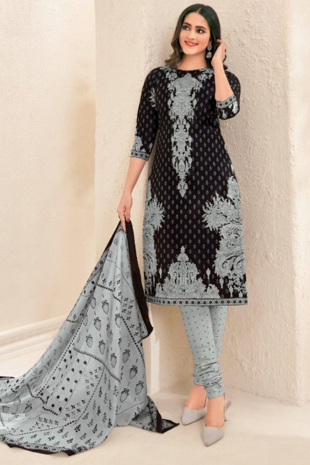 Pure Cotton Dress Material (UNSTITCHED)