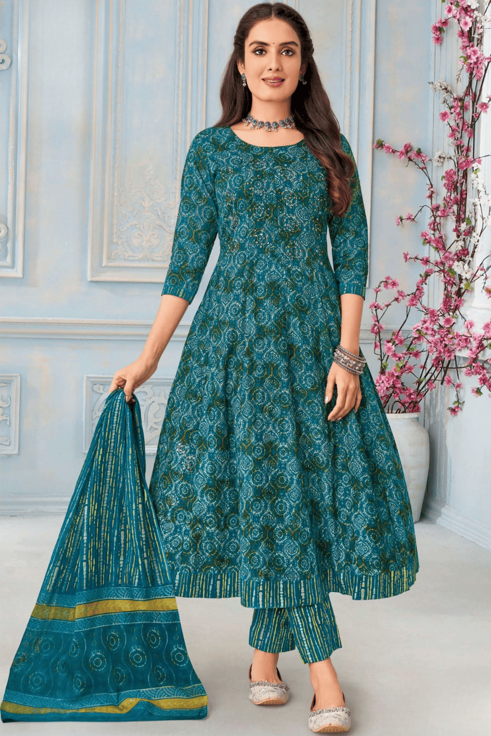 Anarkali 3-PCS Set