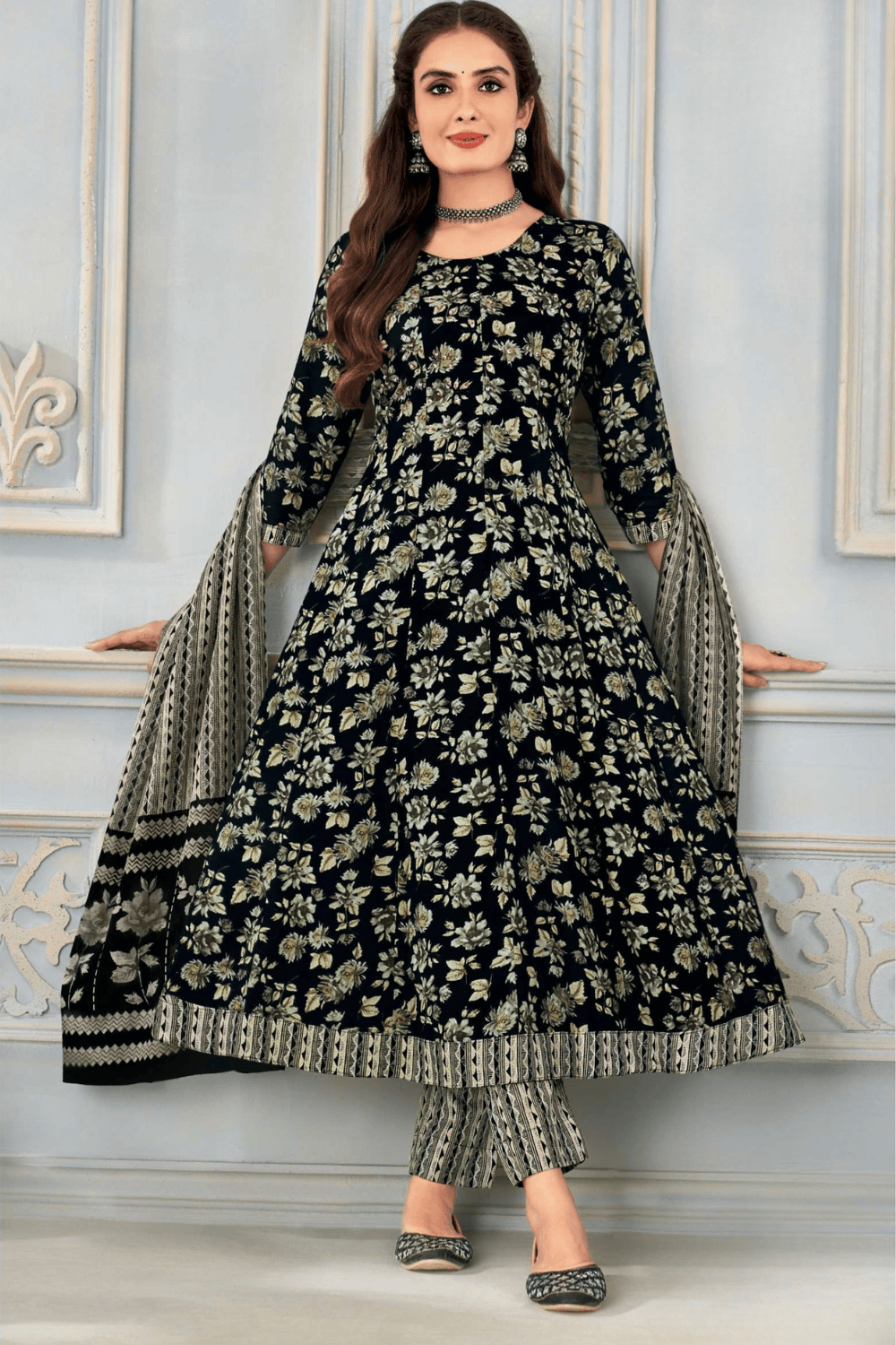 Anarkali 3-PCS Set
