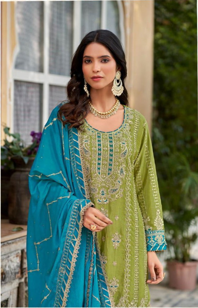 Heavy Siroski Diamond Work Shararas