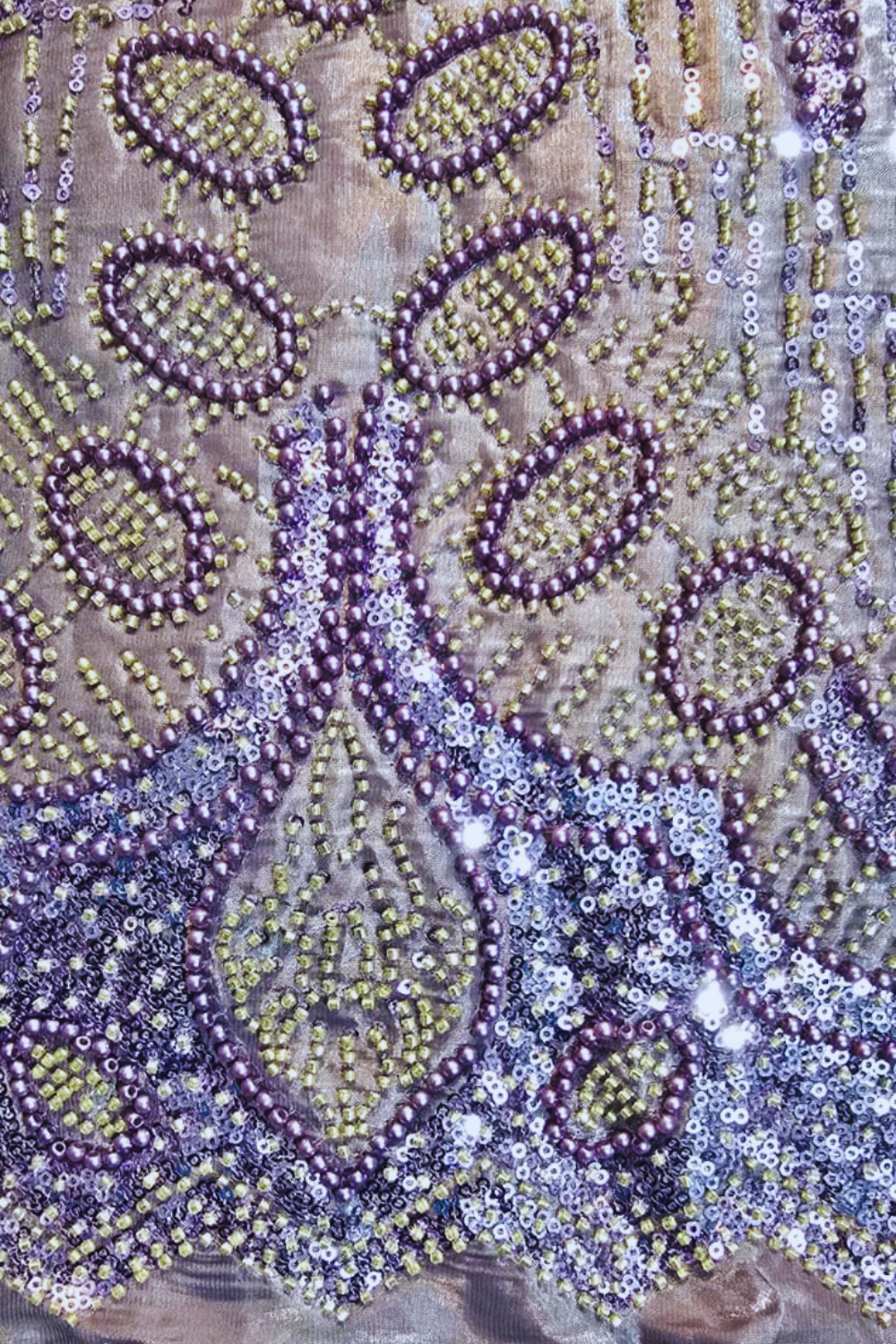 Heavy Self Pearls Dress (UNSTITCHED)