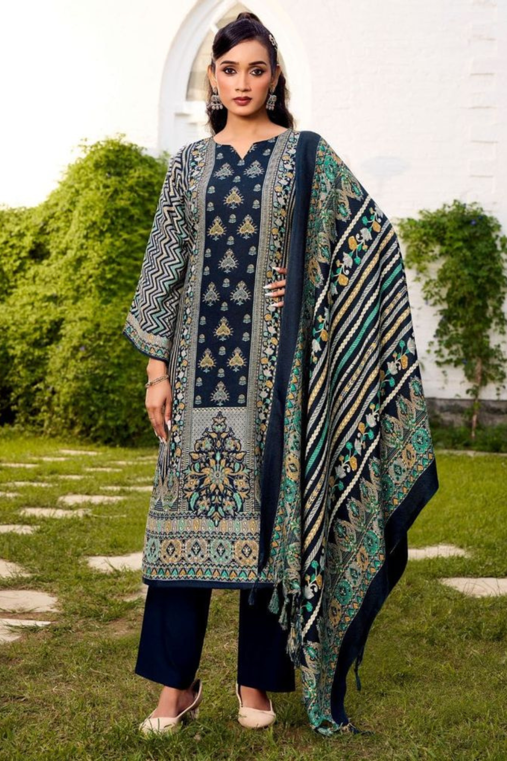 Pure Pashmina Wool Suits (UNSTITCHED)