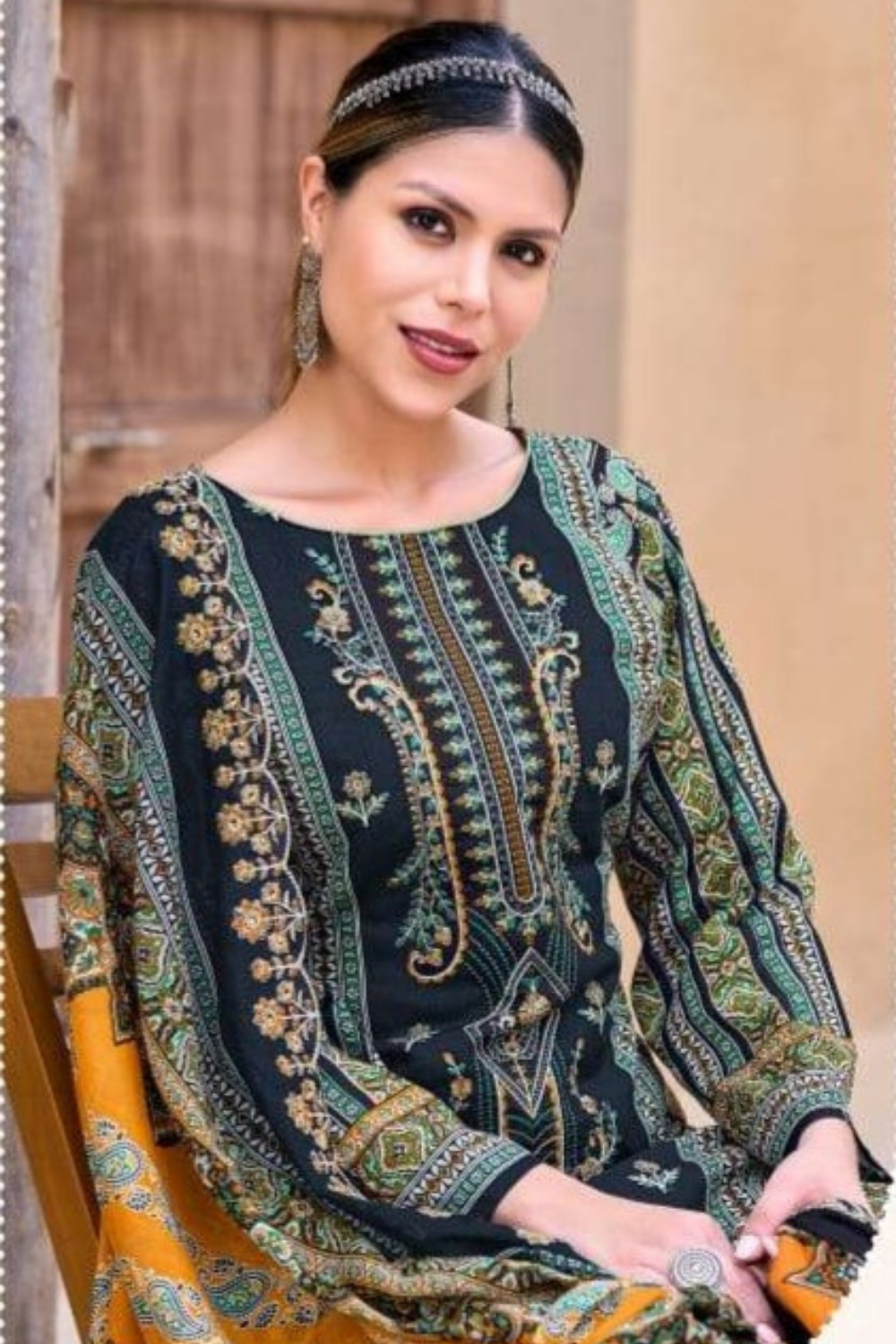 Cut Work Dupatta Suits (Unstitched)