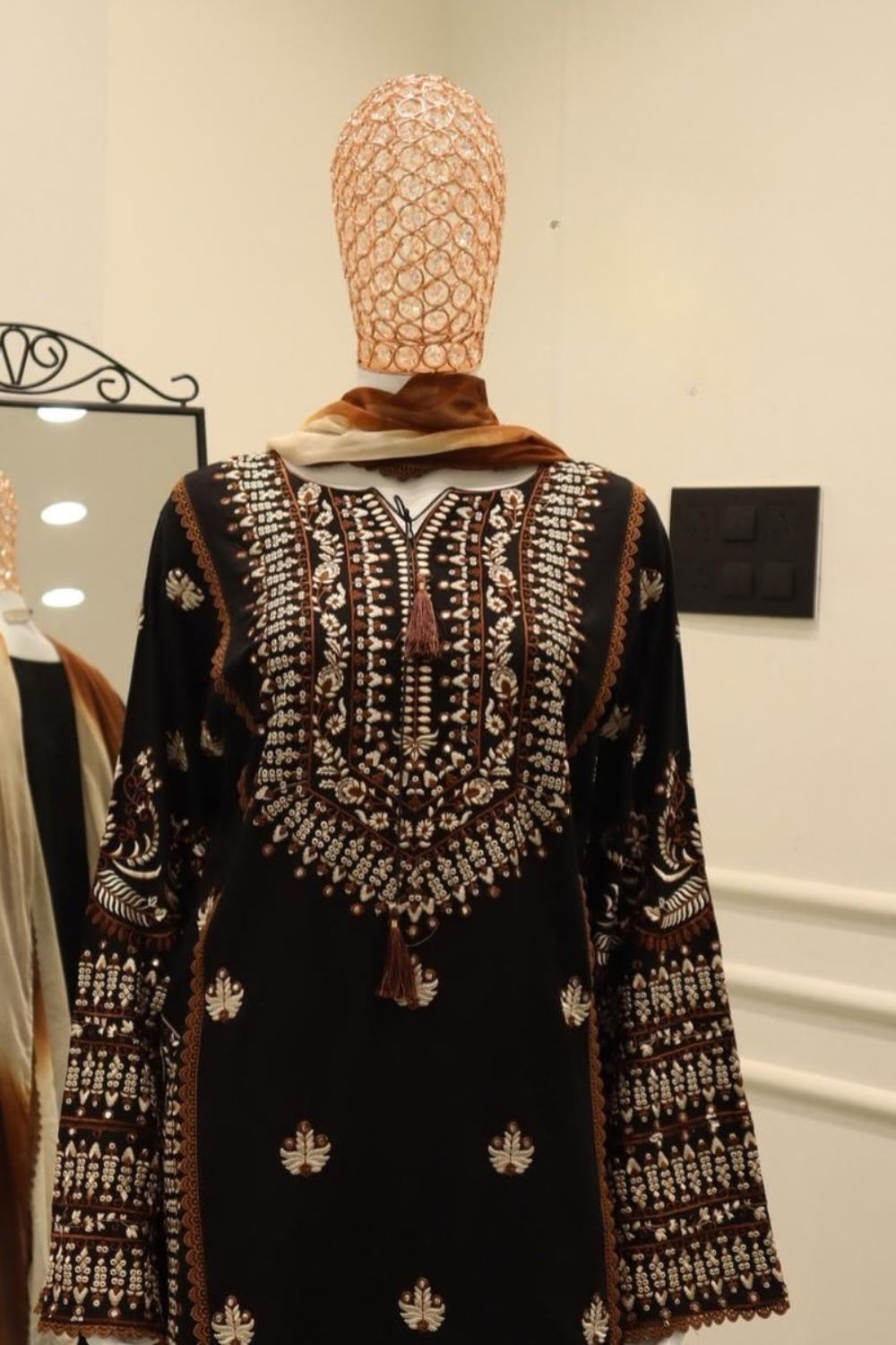 Self-Embroidered Suit (Readymade)