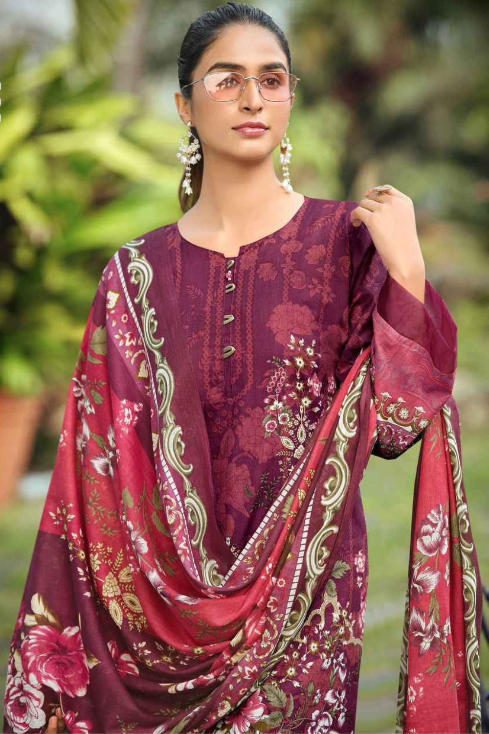 Printed Pure Lawn Cotton Suits (UNSTITCHED)