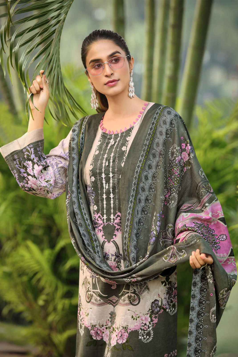 Printed Pure Lawn Cotton Suits (UNSTITCHED)