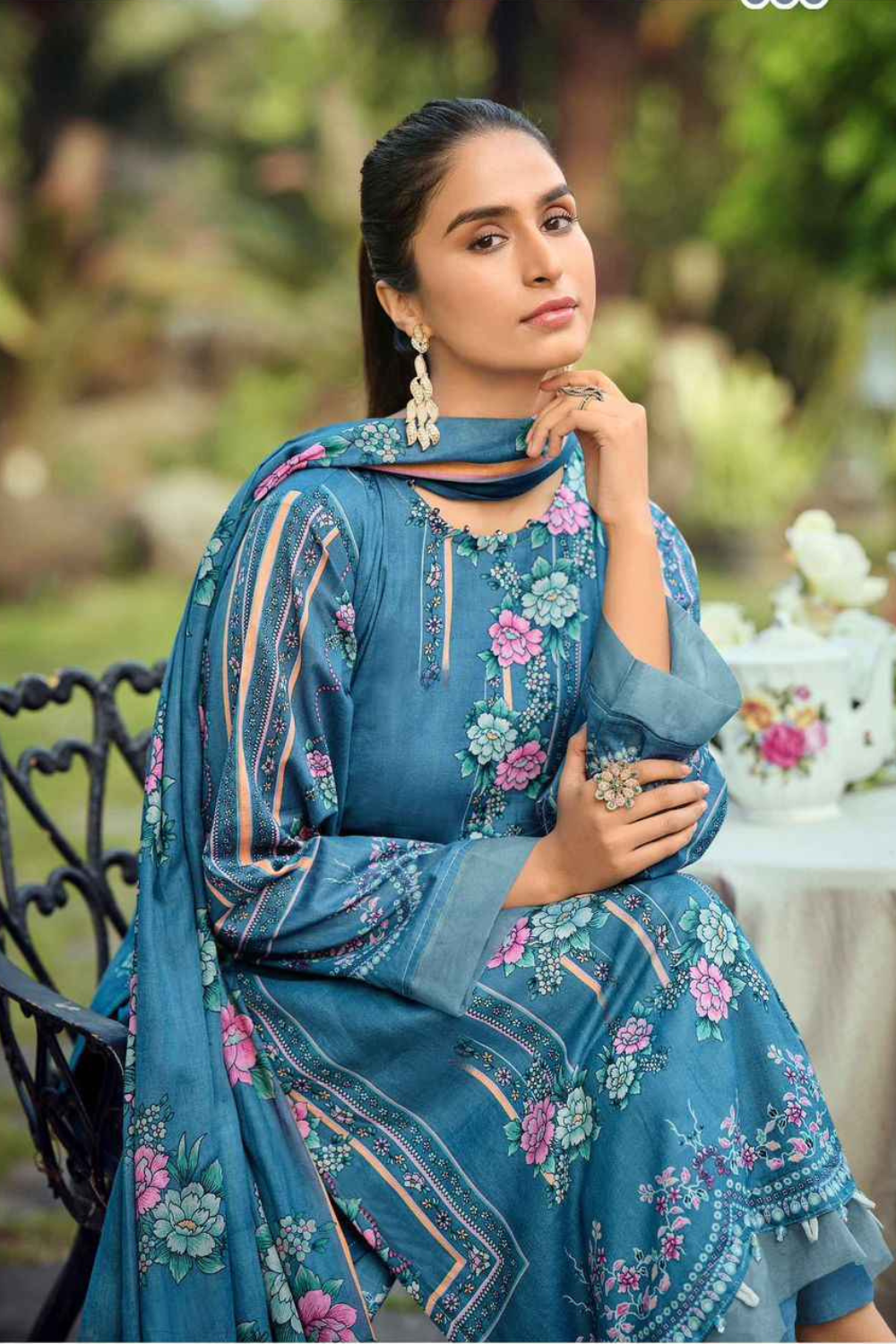 Printed Pure Lawn Cotton Suits (UNSTITCHED)