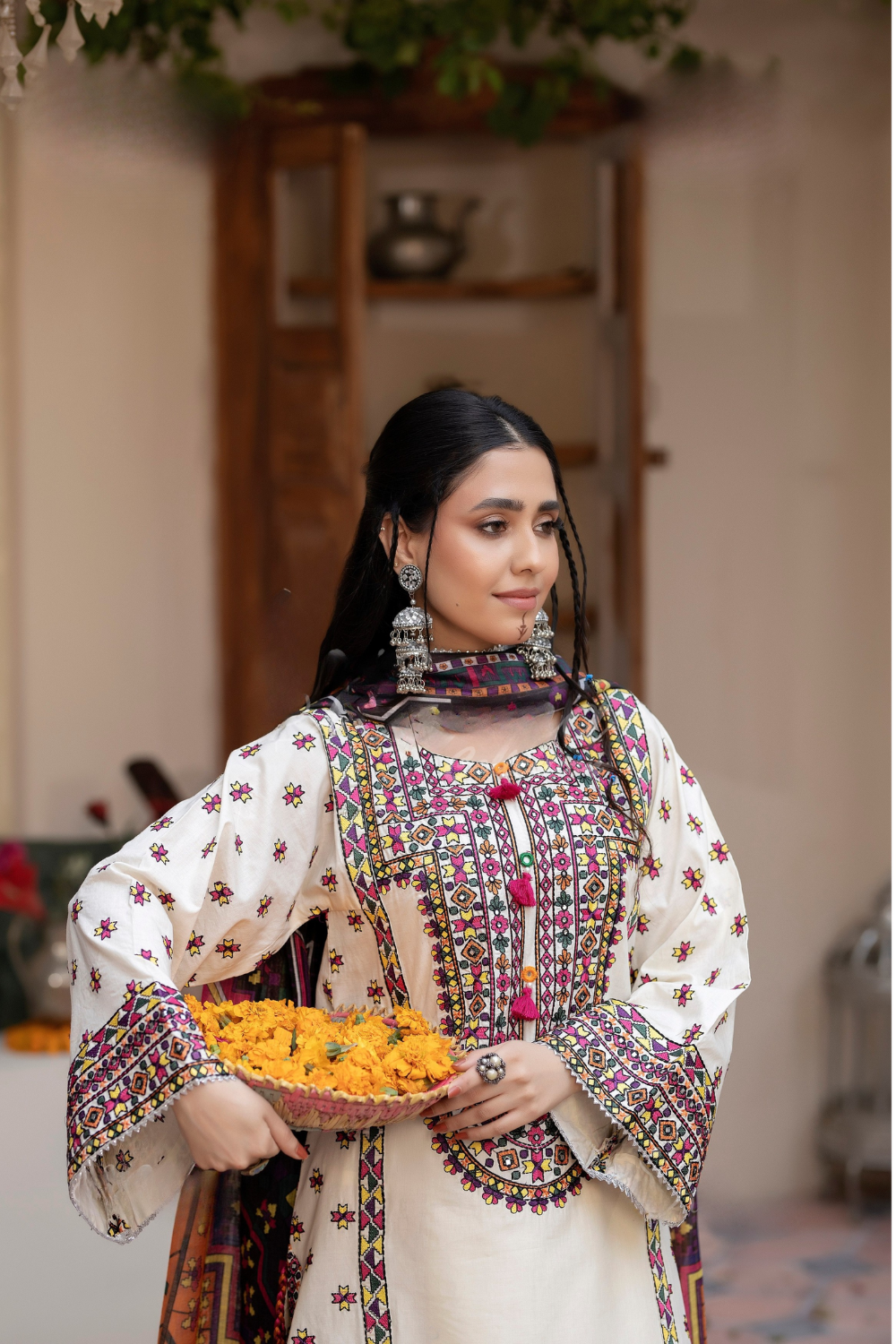 Classic Afghani Farshi Shalwar (Readymade)