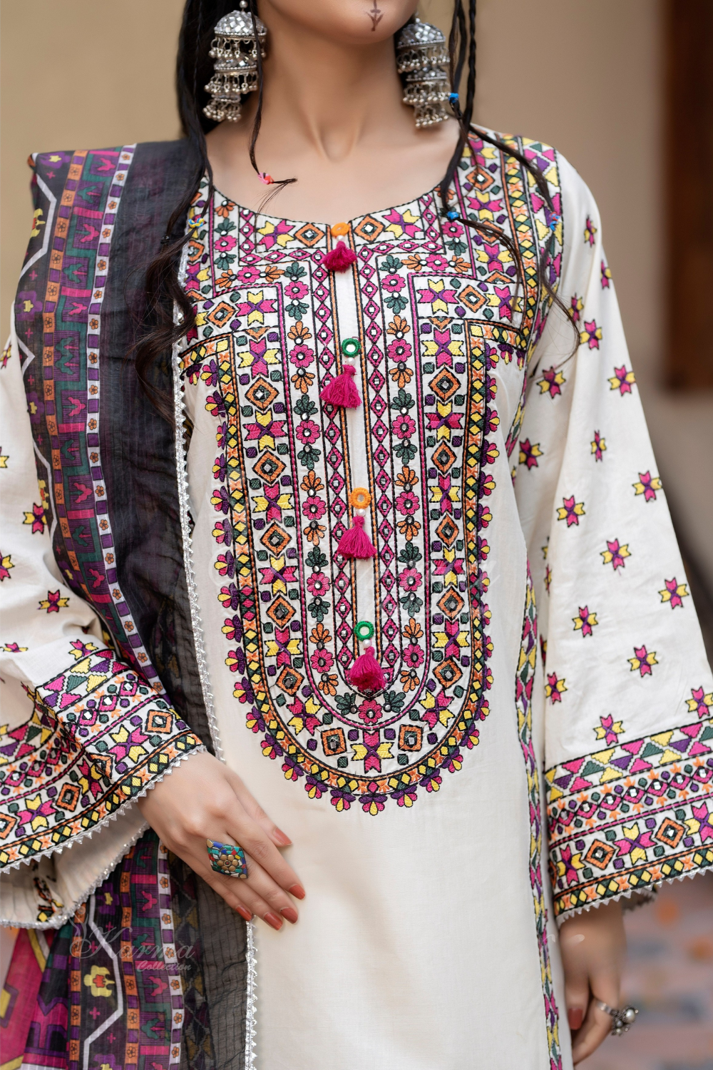 Classic Afghani Farshi Shalwar (Readymade)