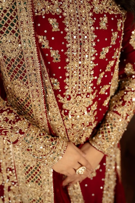 Designer Georgette Unstitched fabric (UNSTITCHED)