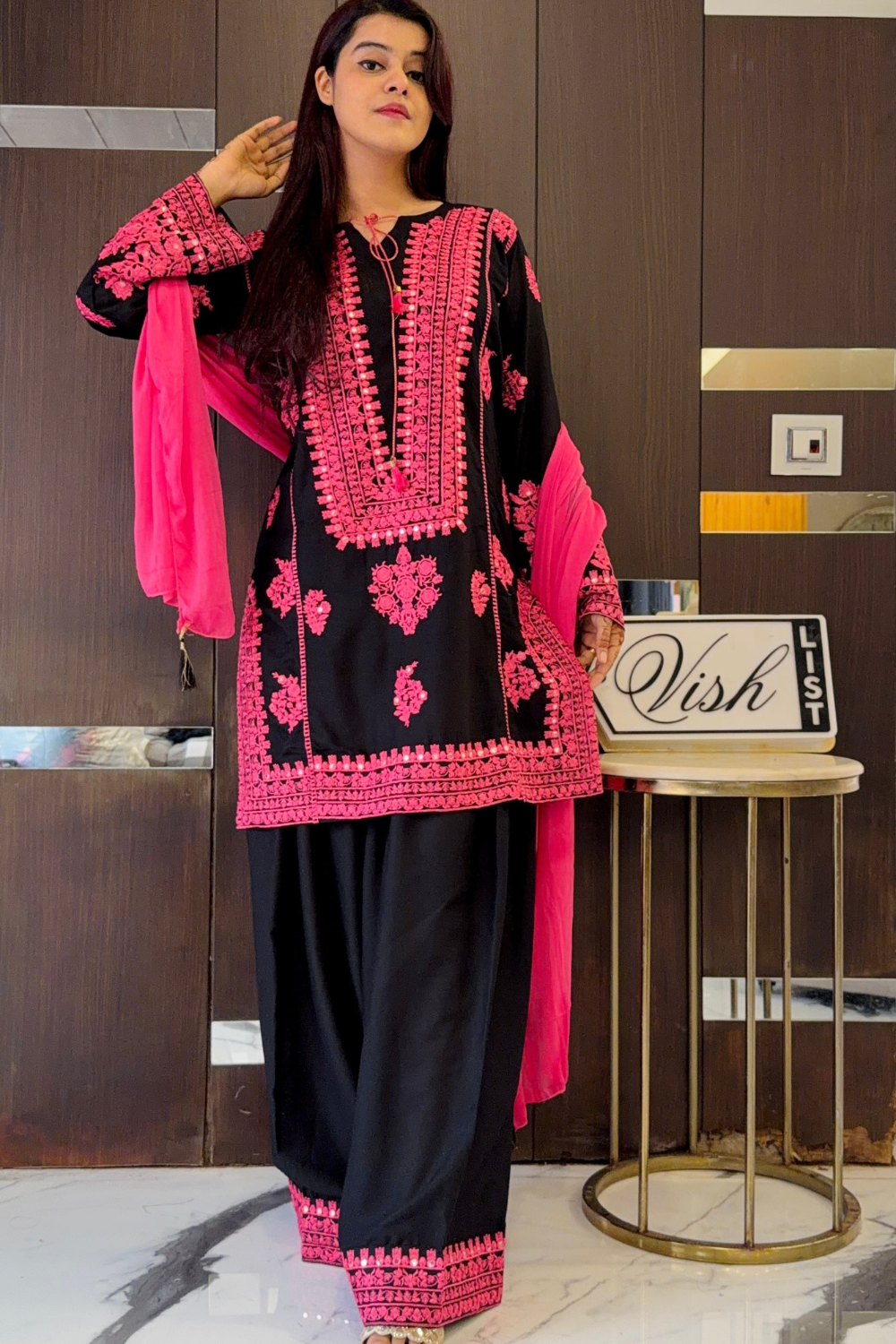 Premium Pakistani Embroidered Suit (Readymade)