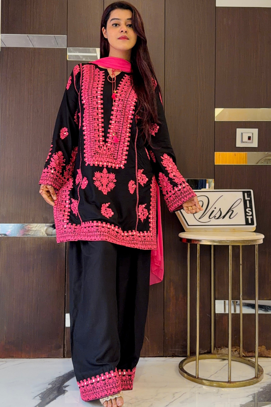 Premium Pakistani Embroidered Suit (Readymade)