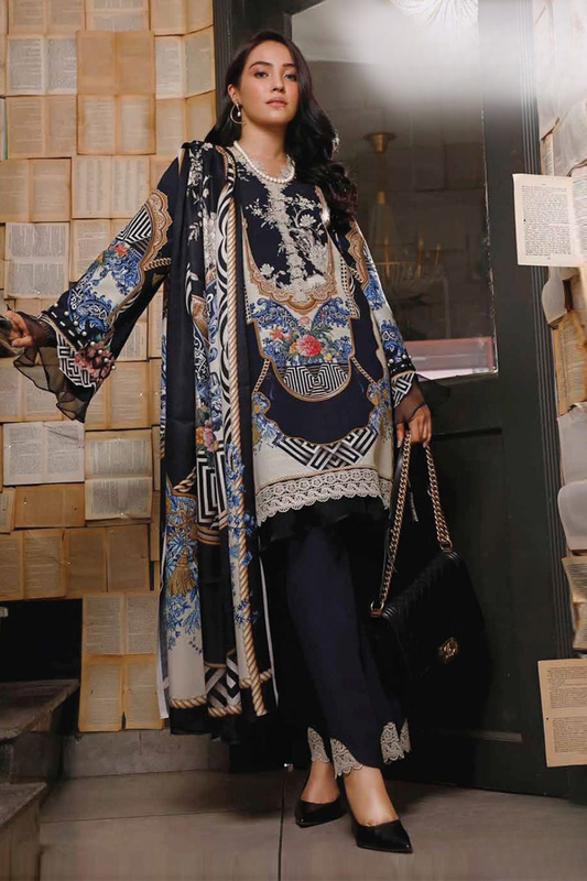 Readymade Pure Lawn Cotton Suits