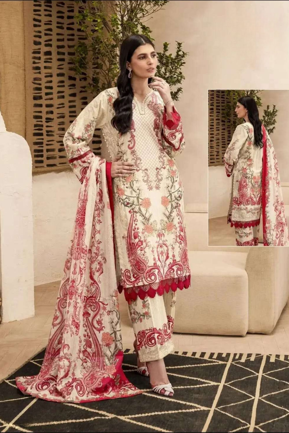 Readymade Lawn Cotton Suits