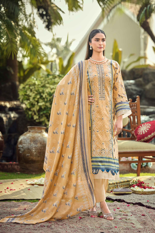 Pure Lawn Self Embroidered Suits (UNSTITCHED)