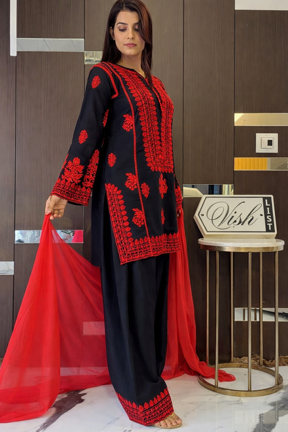 Premium Pakistani Embroidered Suit (Readymade)