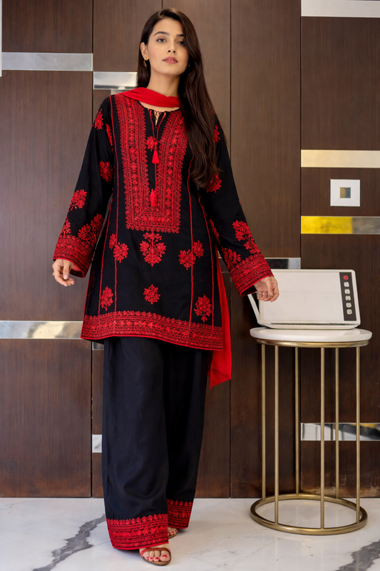 Premium Pakistani Embroidered Suit (Readymade)
