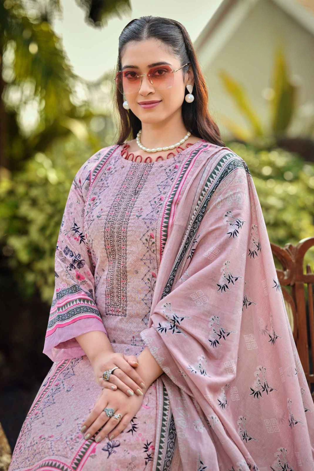 Pure Lawn Self Embroidered Suits (UNSTITCHED)
