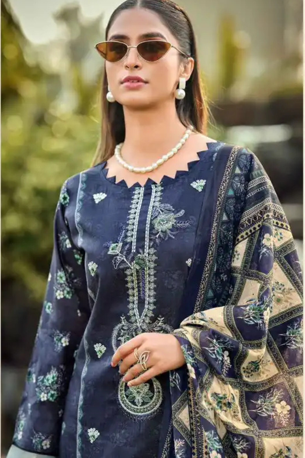 Pure Lawn Self Embroidered Suits (UNSTITCHED)
