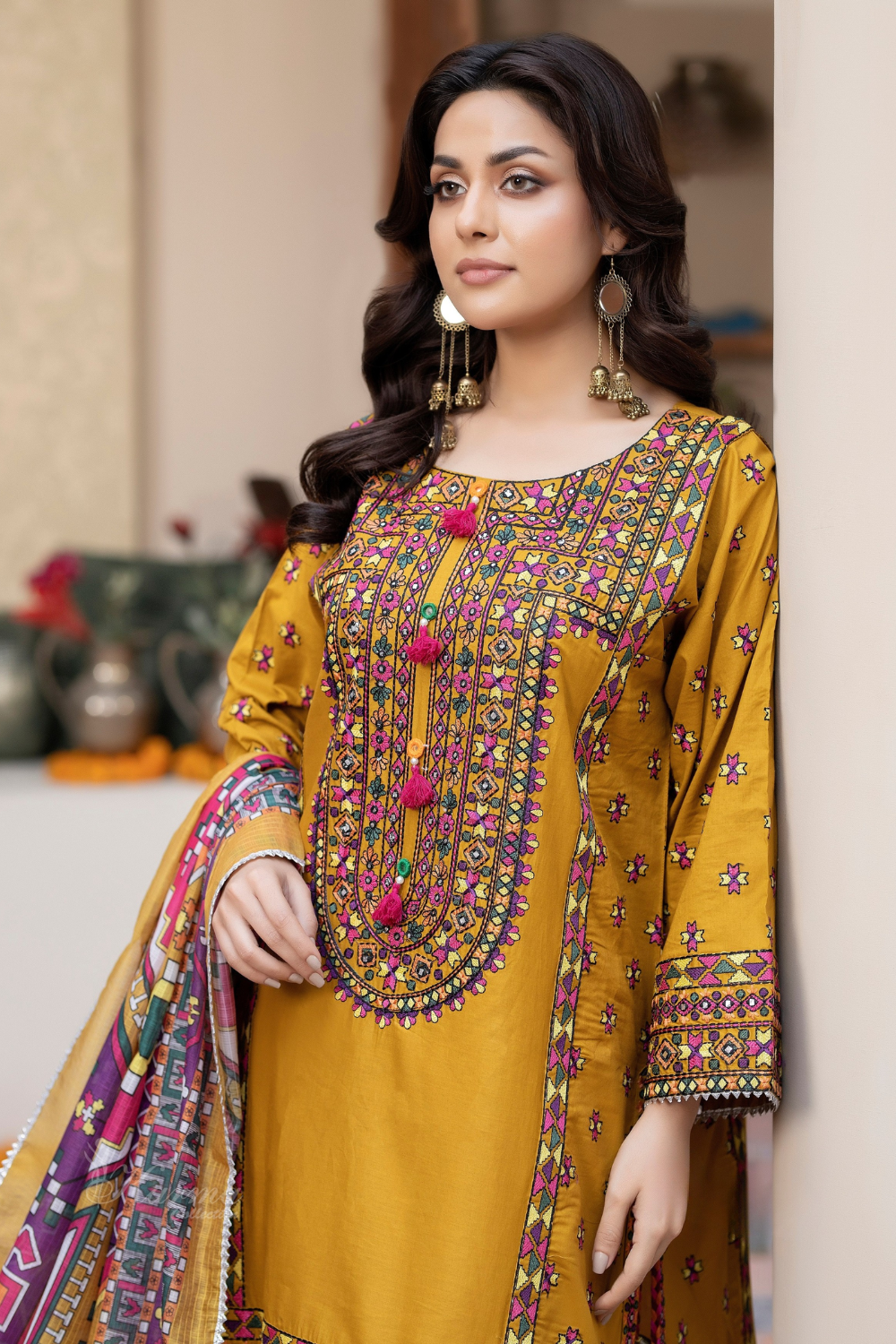 Classic Afghani Farshi Shalwar (Readymade)