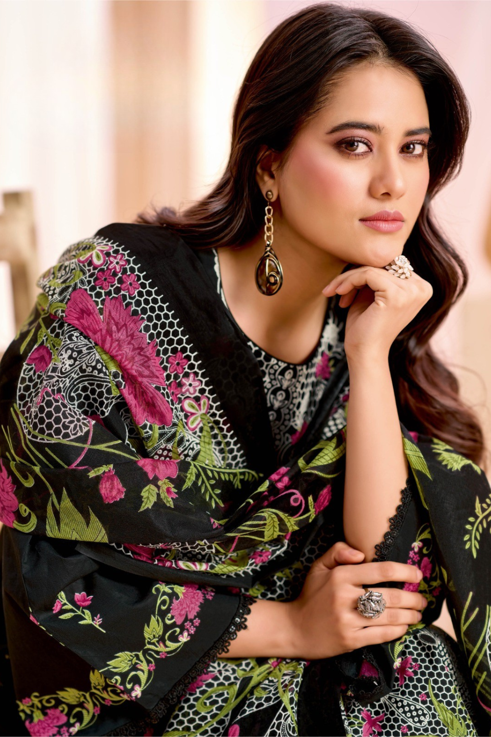 Readymade Pure Lawn Cotton Suits