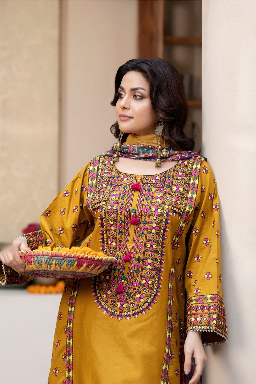 Classic Afghani Farshi Shalwar (Readymade)