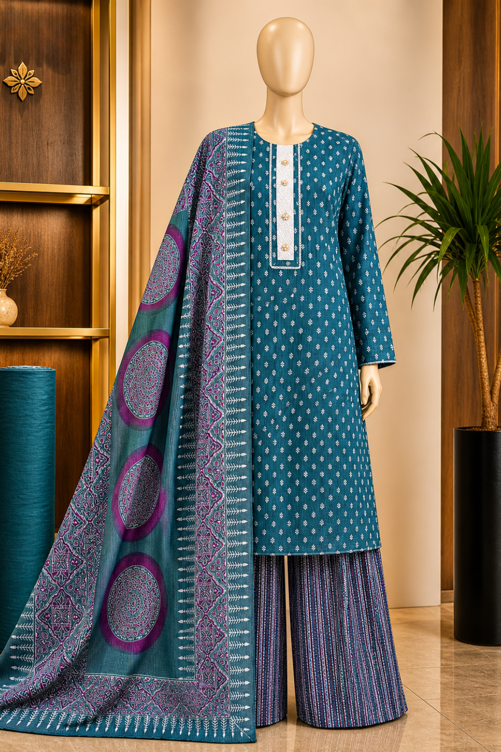 Dull Cotton Suits (UNSTITCHED)