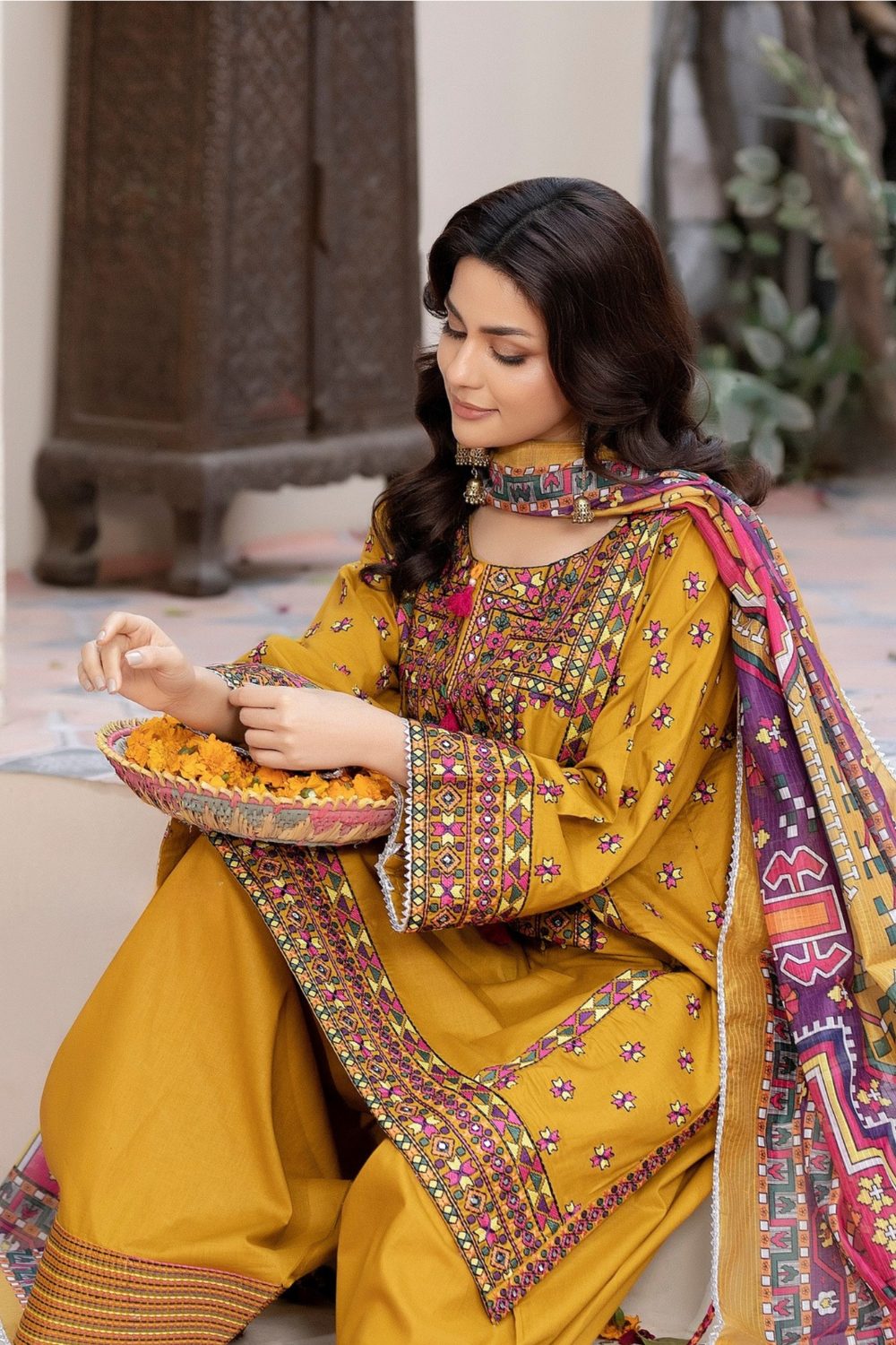 Classic Afghani Farshi Shalwar (Readymade)