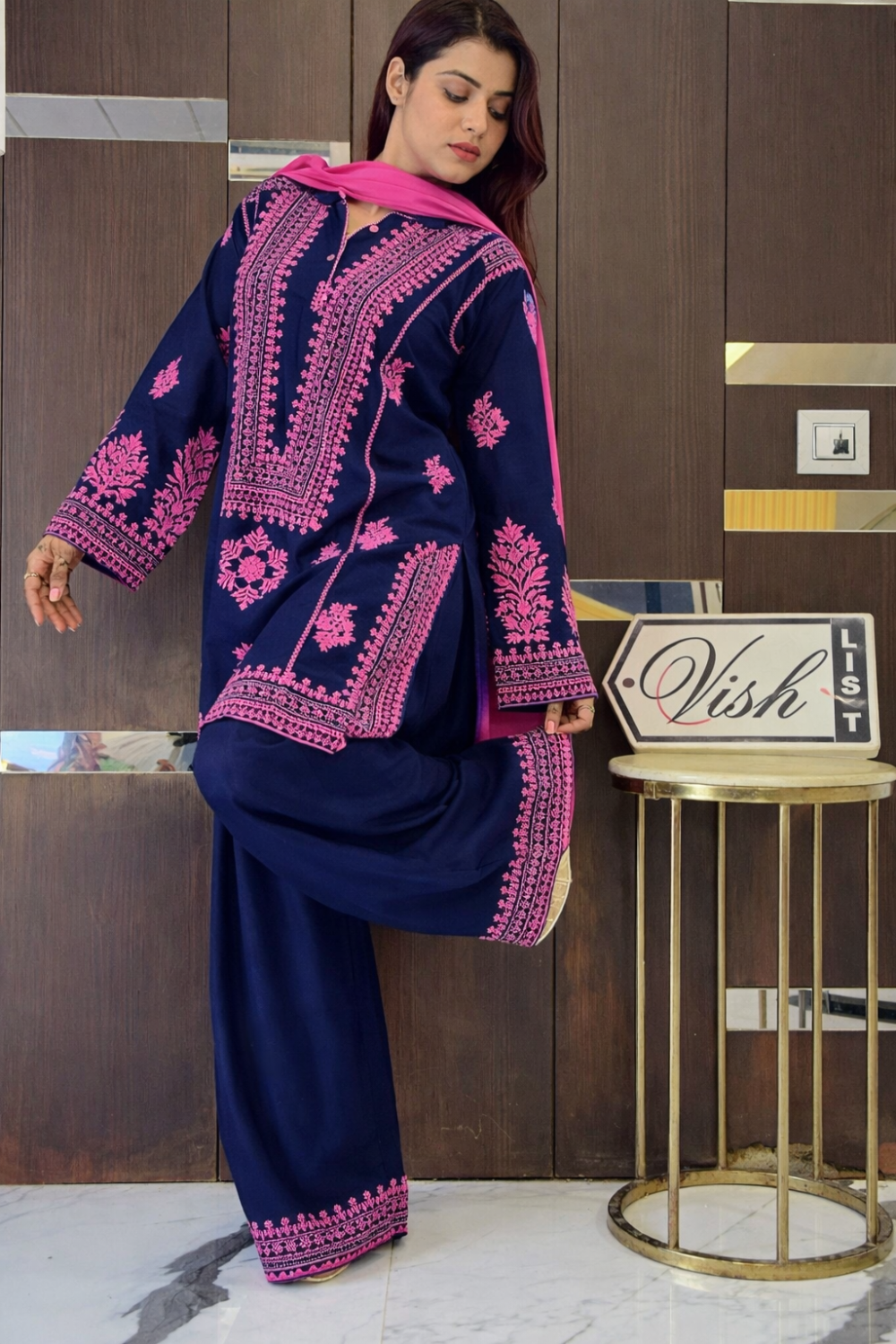 Premium Pakistani Embroidered Suit (Readymade)