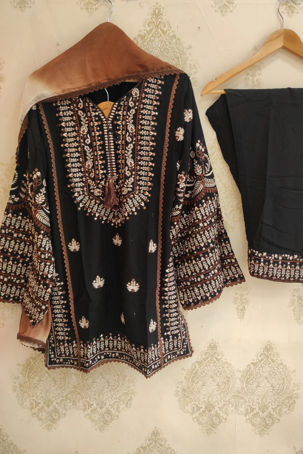Self-Embroidered Suit (Readymade)