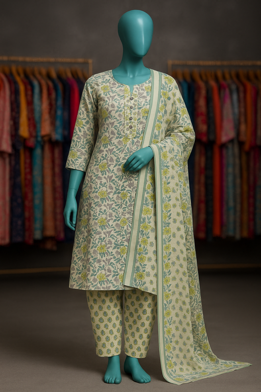 3 PCS Cotton Dresses