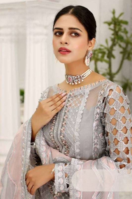 Semi Stitched Designer Pakistani Suits (UNSTITCHED)