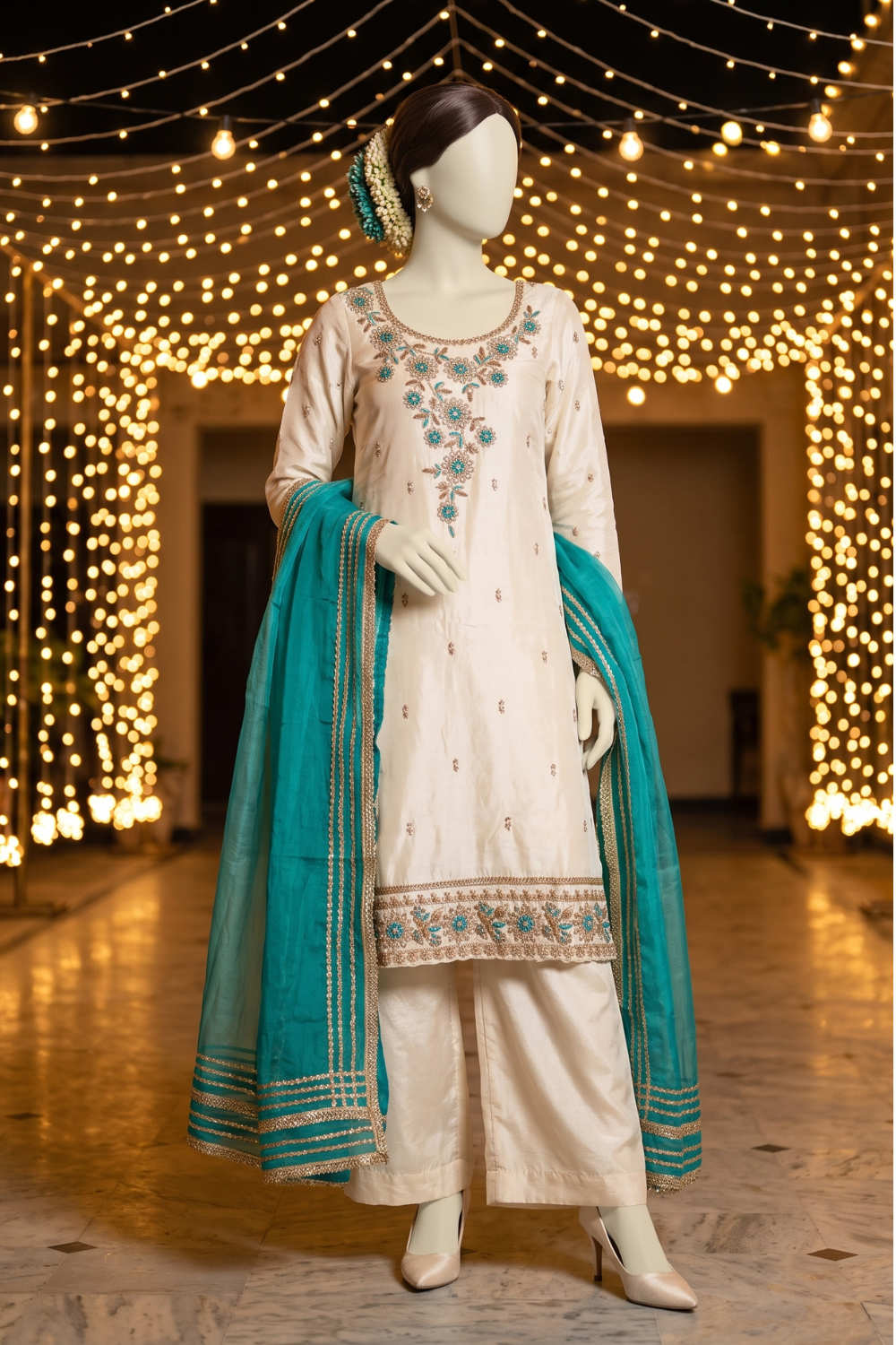 Kardana Work Dress (UNSTITCHED)