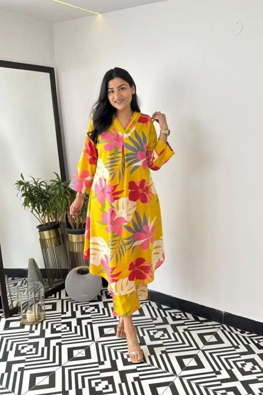 LATEST COTTON CO-ORD SET