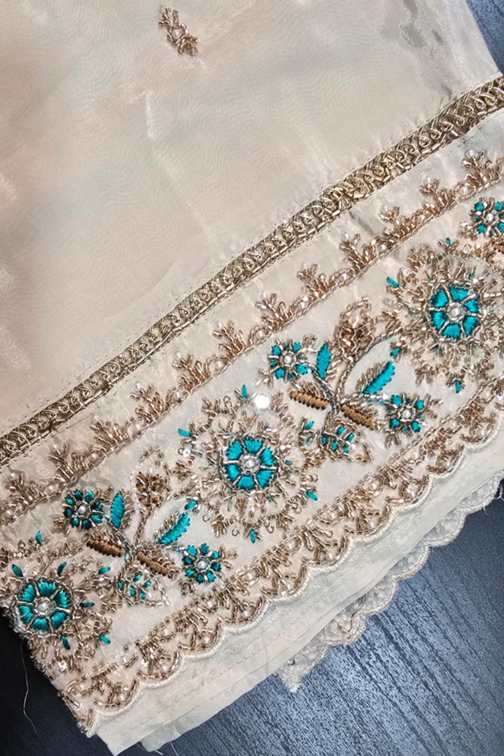 Kardana Work Dress (UNSTITCHED)